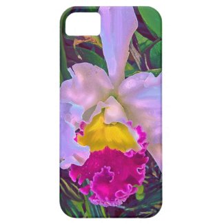 tropical orchid iPhone 5 case