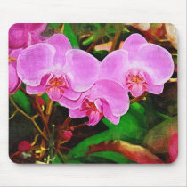Tropical orchid - Walk in the Garden mousepads by palmimages Tropical orchid - Walk in the Garden mousepads