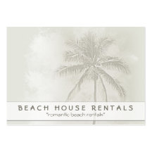 Tropical Palm Beach Rentals Business Card