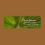 Tropical Palm Return Address Label labels