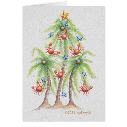 tropical palm tree christmas card zazzle tropical palm tree christmas card zazzle
