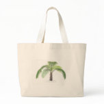 tropical palm tree collection - drawing VI Canvas Bag