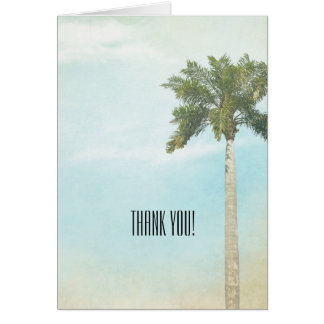 Palm Tree Thank You Cards 