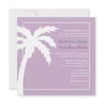 Tropical Palm Tree Wedding Invitation