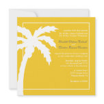 Tropical Palm Tree Wedding Invitation