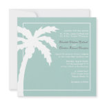 Tropical Palm Tree Wedding Invitation