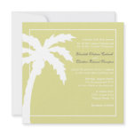 Tropical Palm Tree Wedding Invitation