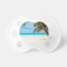 Tropical Paradise Beach Baby Pacifier