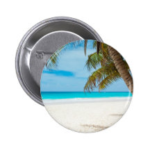 Tropical Paradise Beach Button