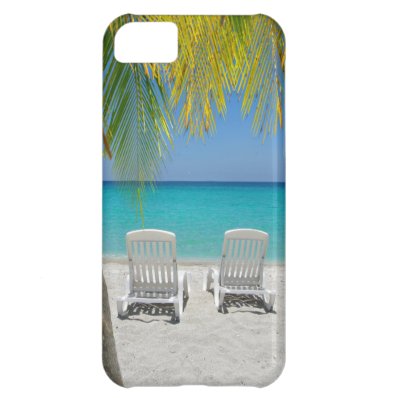 Tropical paradise beach in the Caribbean Cover For iPhone 5C