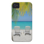 Tropical paradise beach in the Caribbean iPhone 4 Case-Mate Case