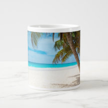Tropical Paradise Beach Jumbo Mug