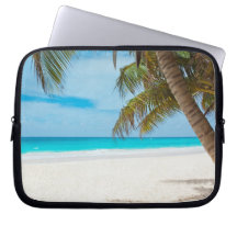 Tropical Paradise Beach Laptop Computer Sleeves