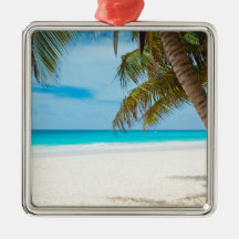 Tropical Paradise Beach Ornament