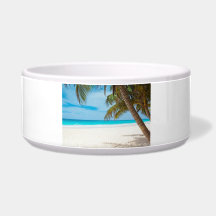 Tropical Paradise Beach Pet Bowl
