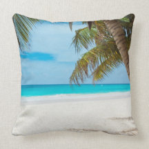 Tropical Paradise Beach Pillow
