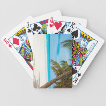 Tropical Paradise Beach Playing Cards