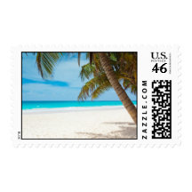 Tropical Paradise Beach Stamps