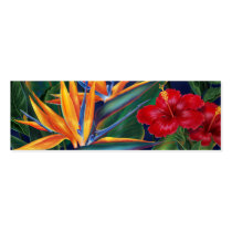 Tropical Paradise Bookmark Business Card Template