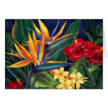 Tropical Paradise Greeting Cards