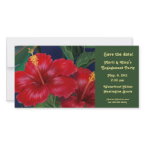 Tropical Paradise Hibiscus Invite & Photo card