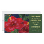 Tropical Paradise Hibiscus Invite &amp; Photo card