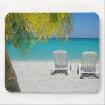 Tropical paradise lounger mousepads