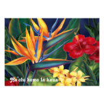 Tropical Paradise Luau Invitations