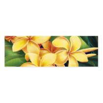 Tropical Paradise Plumeria Bookmark Business Card