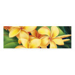 Tropical Paradise Plumeria Bookmark Business Card