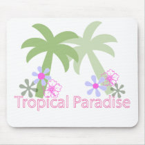 tropical paradise screen mousepads
