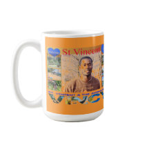 tropical paradise, vincent island mugs