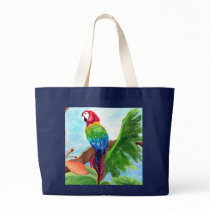 Tropical Parrot-Ice Canvas Bag