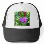 Tropical Purple Hawaiian Flower Hat
