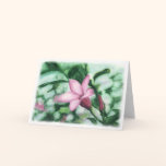 Tropical Reflection watercolor art greeting card cards