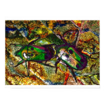 Tropical Rose Chafer Beetle Digital Art posters by junglewalkcom Tropical Rose Chafer Beetle Digital Art posters