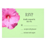 Tropical RSVP (green) Personalized Announcement
