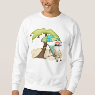Tropical Santa Christmas Sweatshirt