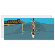 Tropical Save The Date (2) - No Text Custom Announcements