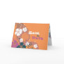 tropical save the date card
