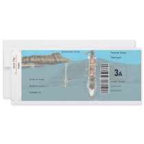 Tropical Save The Date - First Class 3A Custom Invitation