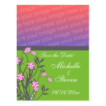Tropical Save the Date! Post Card