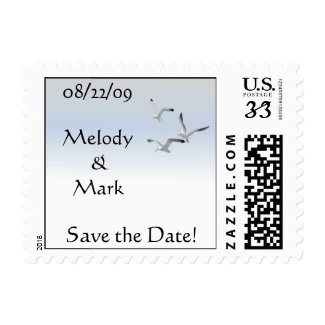 Tropical Save the Date stamp