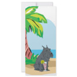 tropical schnauzer full color rack card