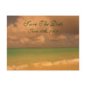 Tropical Sea Save The Date Postcard