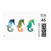 Tropical Seahorse Parade postage