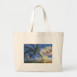 Tropical Seaside Sunset Tote Bag