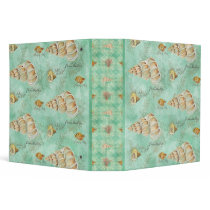 Tropical Shell Paradise Photo Scrapbook Binder
