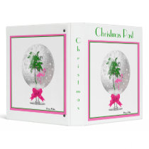 Tropical Snow globe Binder