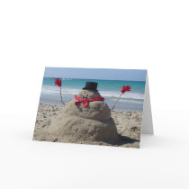 Tropical Snowman cards